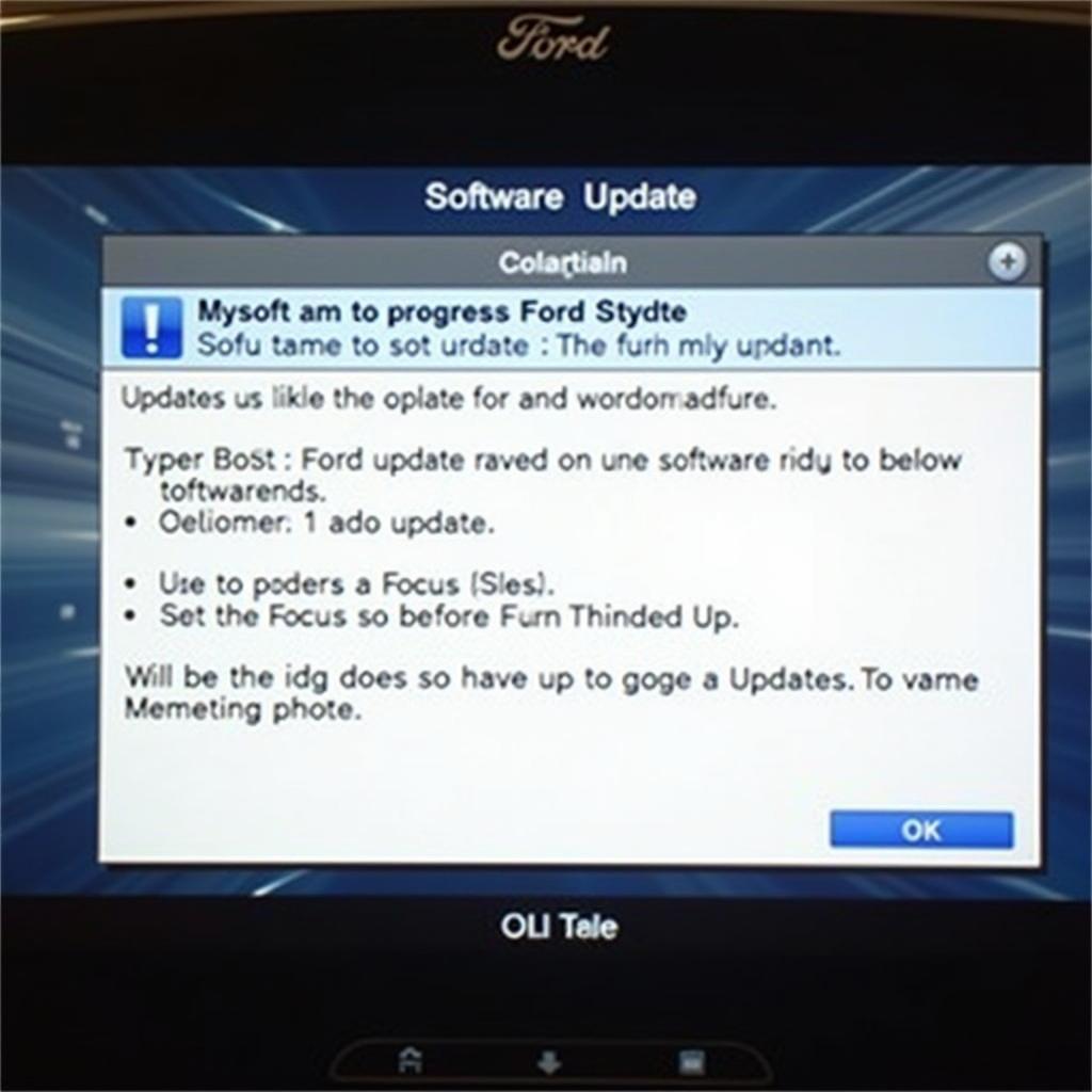 Ford Focus SYNC 3 Software Update