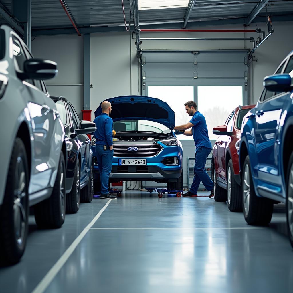 Ford Kundenservice Köln: Werkstattansicht