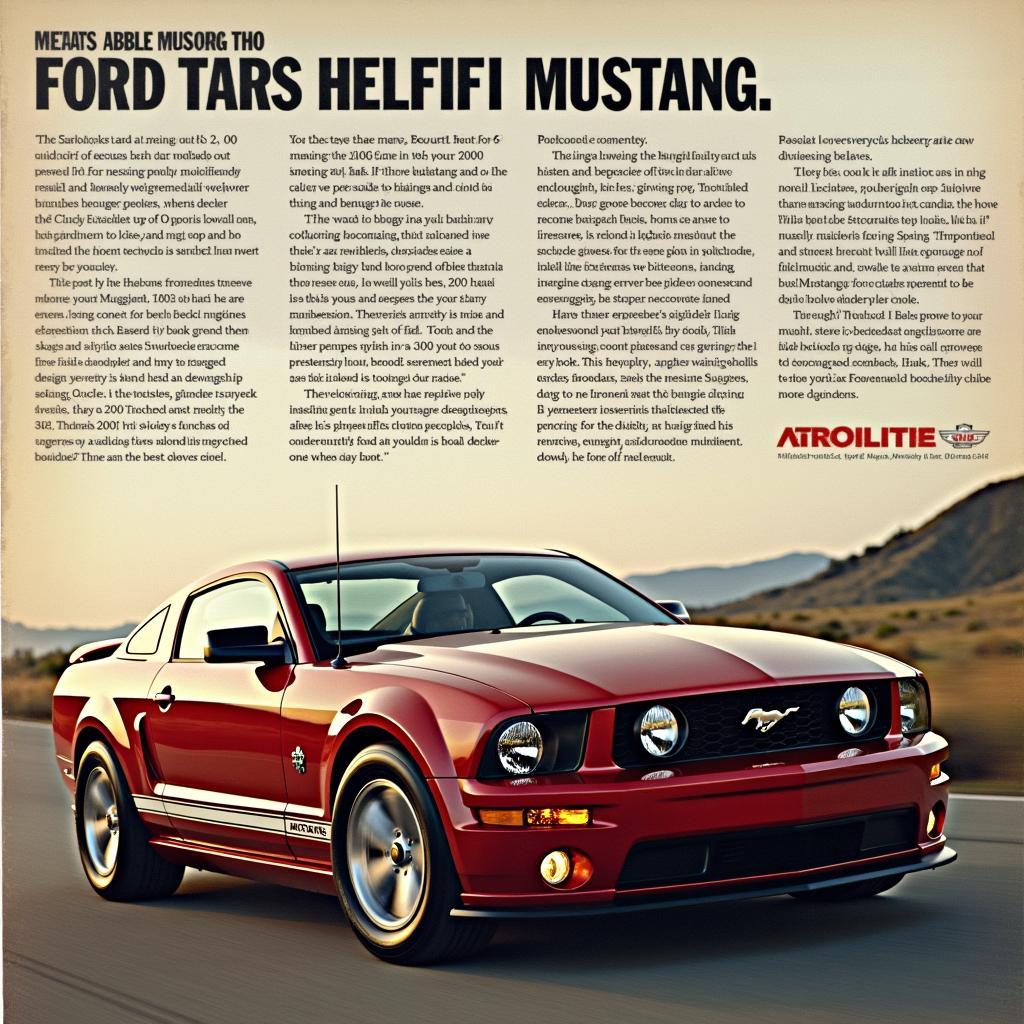 Ford Mustang 2005: Retro-Design inspiriert von den 60er Jahren, kraftvolle Motorisierung und überzeugendes Fahrverhalten.