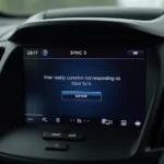 Ford SYNC 3 Display Fehlermeldung