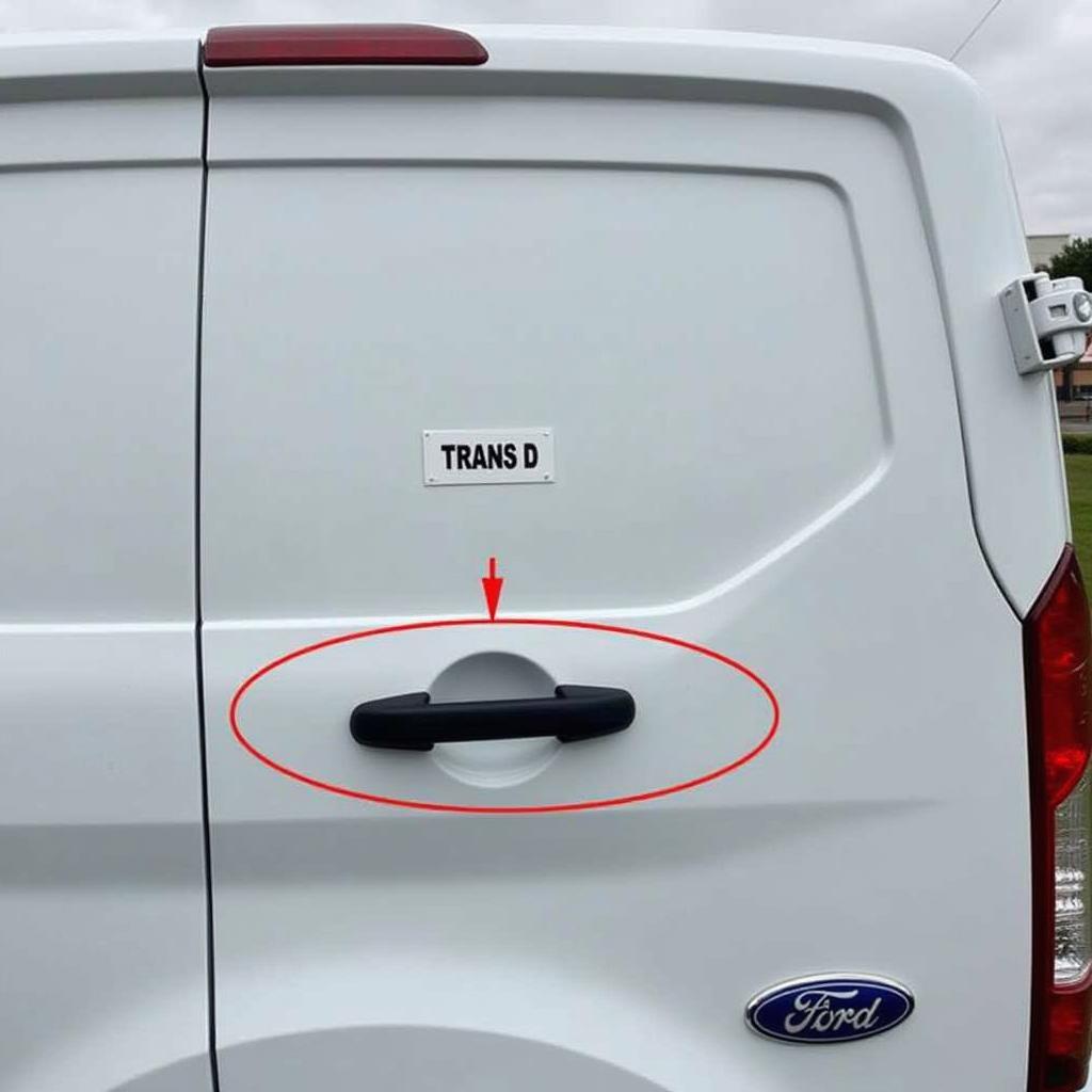 Ford Transit Farbcode Aufkleber Finden