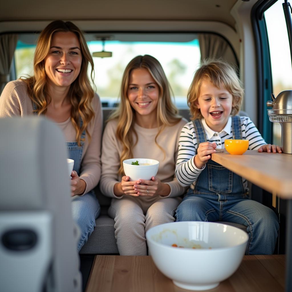 Vorteile eines Geschirrspülers im Wohnmobil: Zeitersparnis, Hygiene und Komfort.