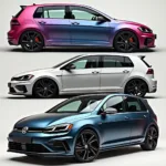 Golf 6 Folierung in verschiedenen Farben