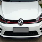 Golf 7 GTI mit schwarzem Emblem - Frontansicht