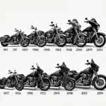 Harley Davidson FL Modell Evolution