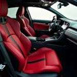 Innenausstattung des Honda Civic Type R 2020 mit Ledersitzen