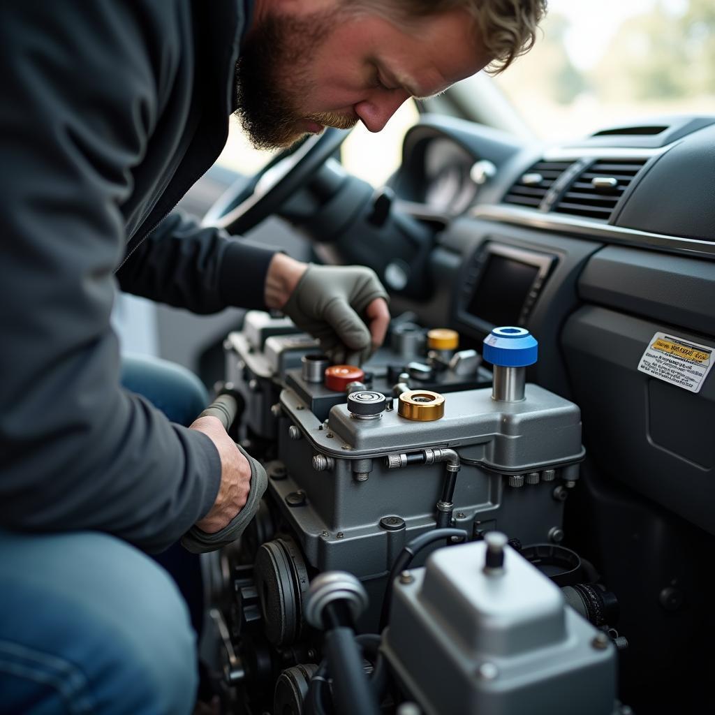 Perawatan mesin Hymer S 660