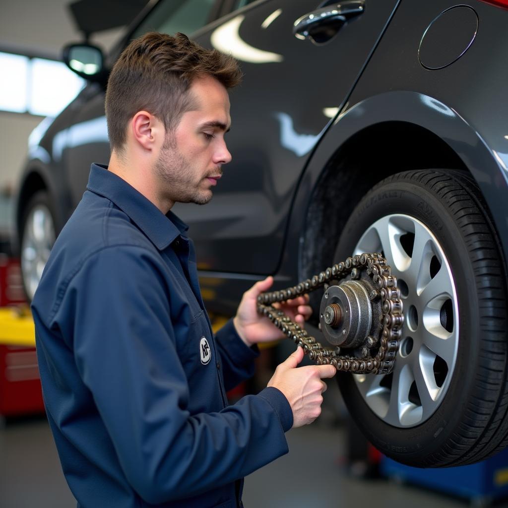 Hyundai i10 Inspektion in der Werkstatt