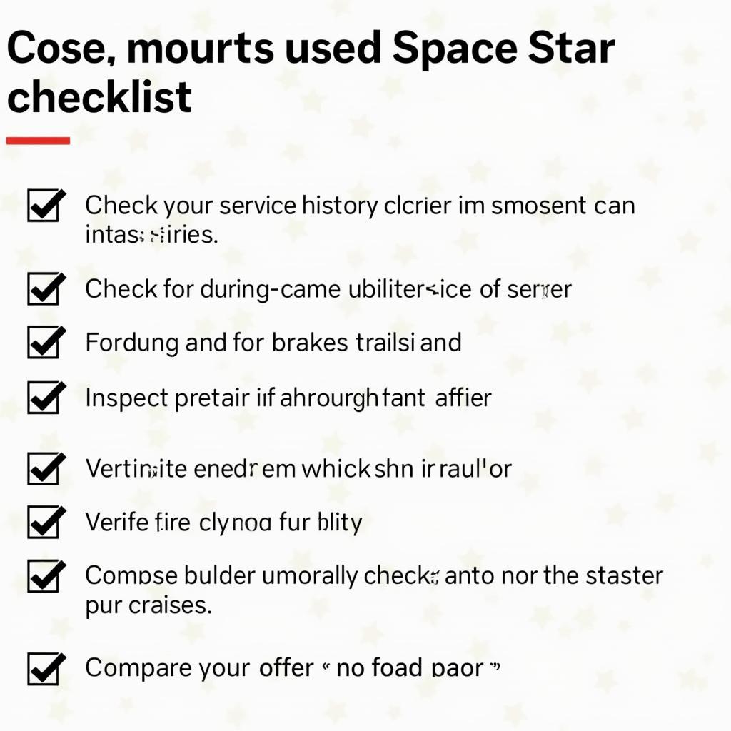 Kauftipps für einen Jahreswagen Mitsubishi Space Star