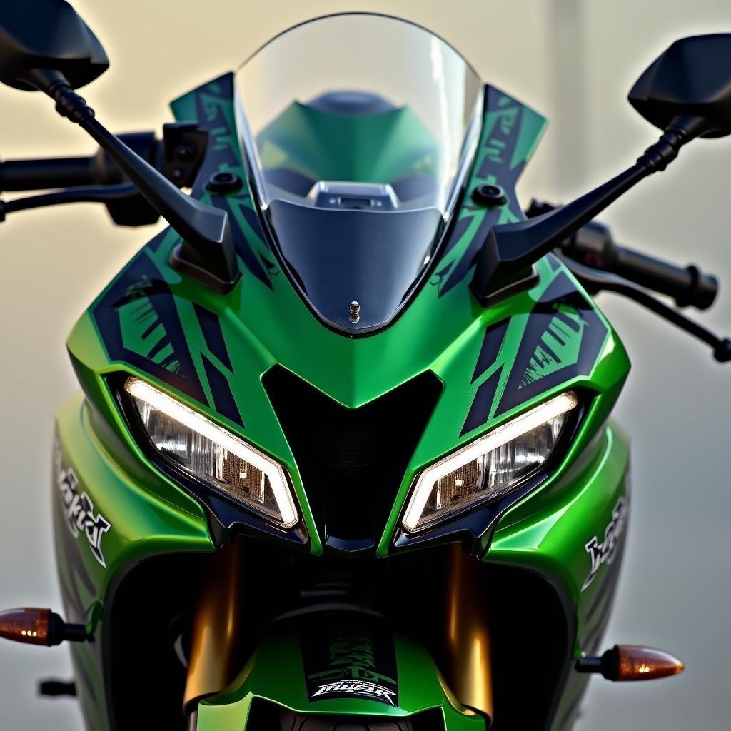 Neues Design der Kawasaki Ninja ZX-6R 2024