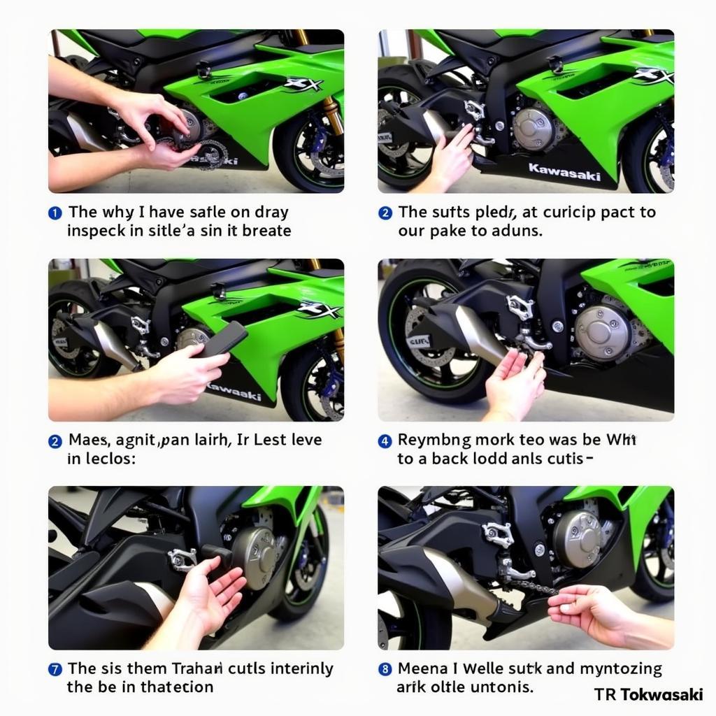 Wartung der Kawasaki Ninja ZX-6R 2024