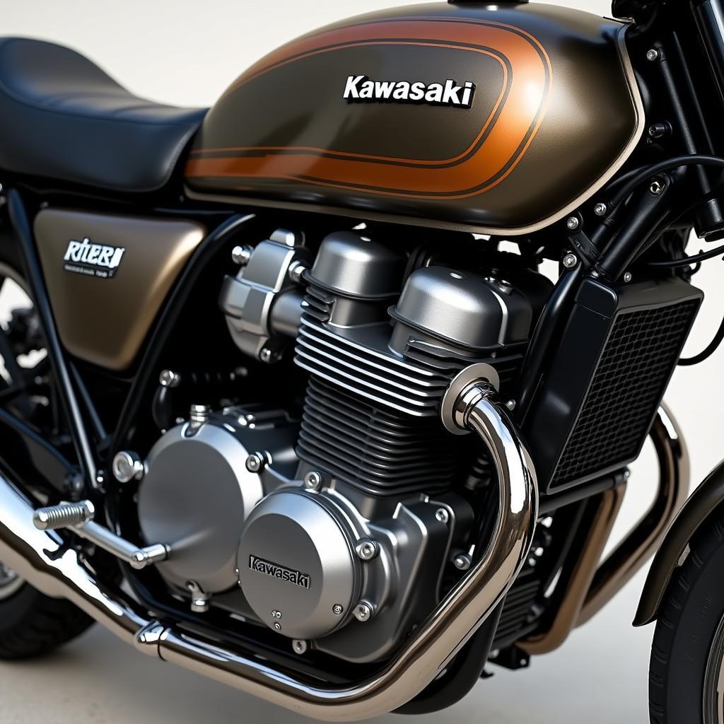 Kawasaki V 900 Motorrad im Detail