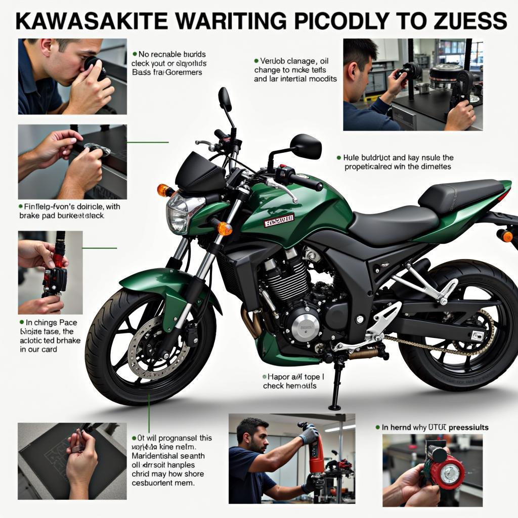 Kawasaki Z900 Wartung und Reparatur