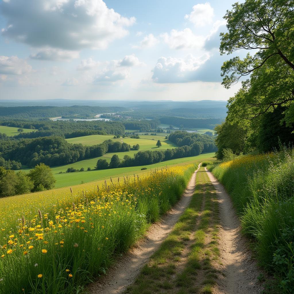 Landschaft und Natur rund um Kelterborn Dransfeld