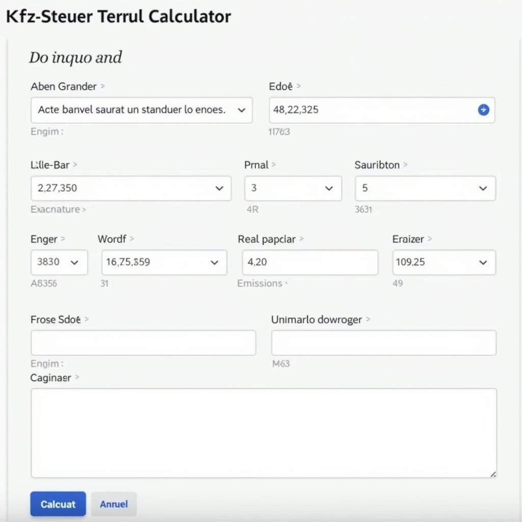 Online Kfz-Steuer Rechner für Dacia Sandero.