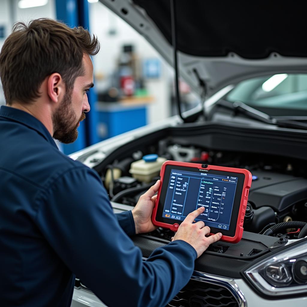 Kia Diagnose Computer Werkstatt