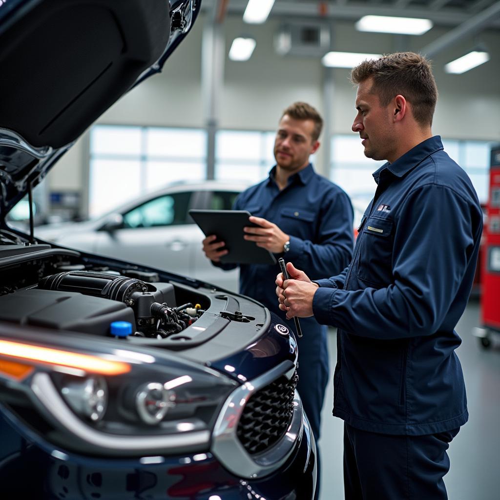 Kia Werkstatt Service Team