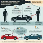 Gefahr der Kohlenmonoxidvergiftung durch Autoabgase