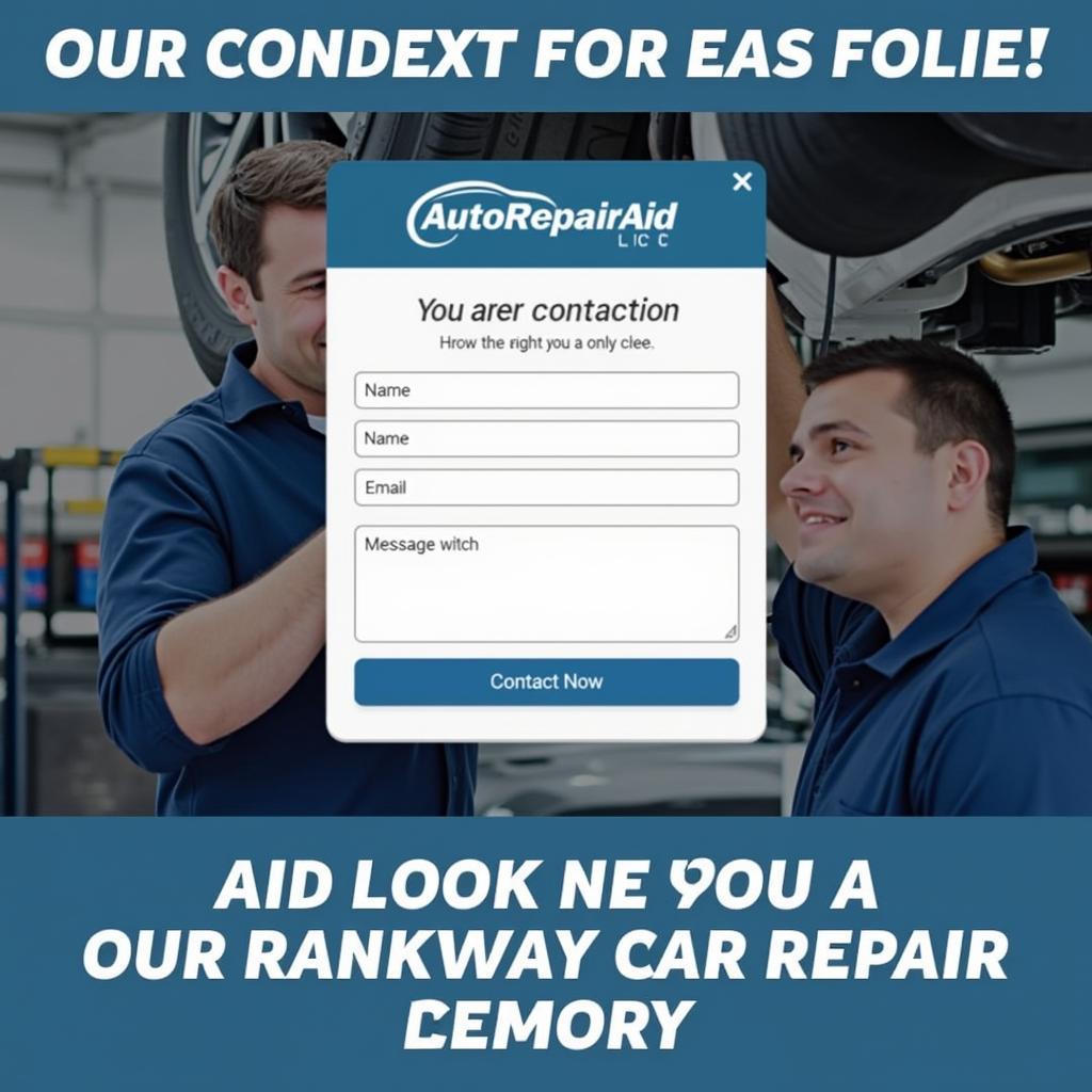 Contact AutoRepairAid for car repair support