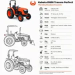 Technische Daten des Kubota B1600 Traktors