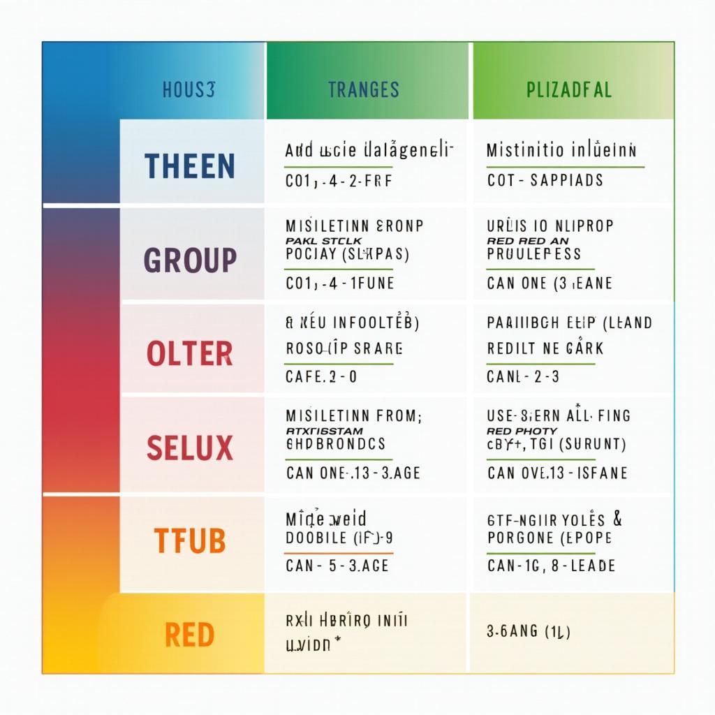 Verschiedene Farben von Kühlerfrostschutzmitteln (blau, grün, rot, rosa, gelb, orange) und ihre jeweilige Zusammensetzung.