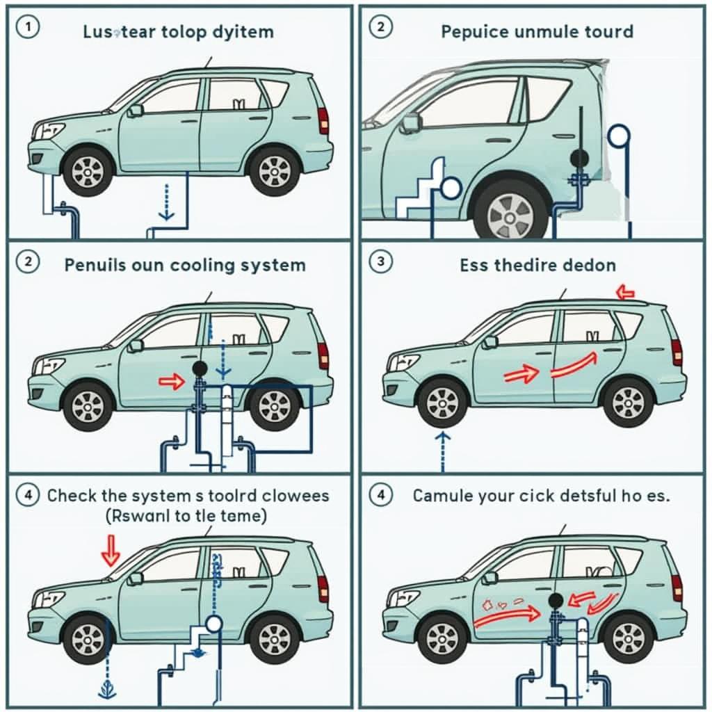 Wartung des Kühlsystems im Auto