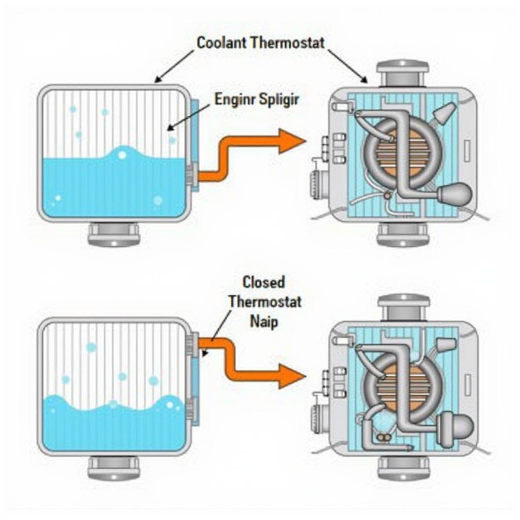 Funktionsweise Kühlmittelthermostat