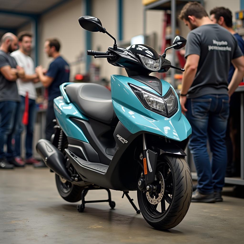 Kymco Agility 125 in der Tuning-Werkstatt