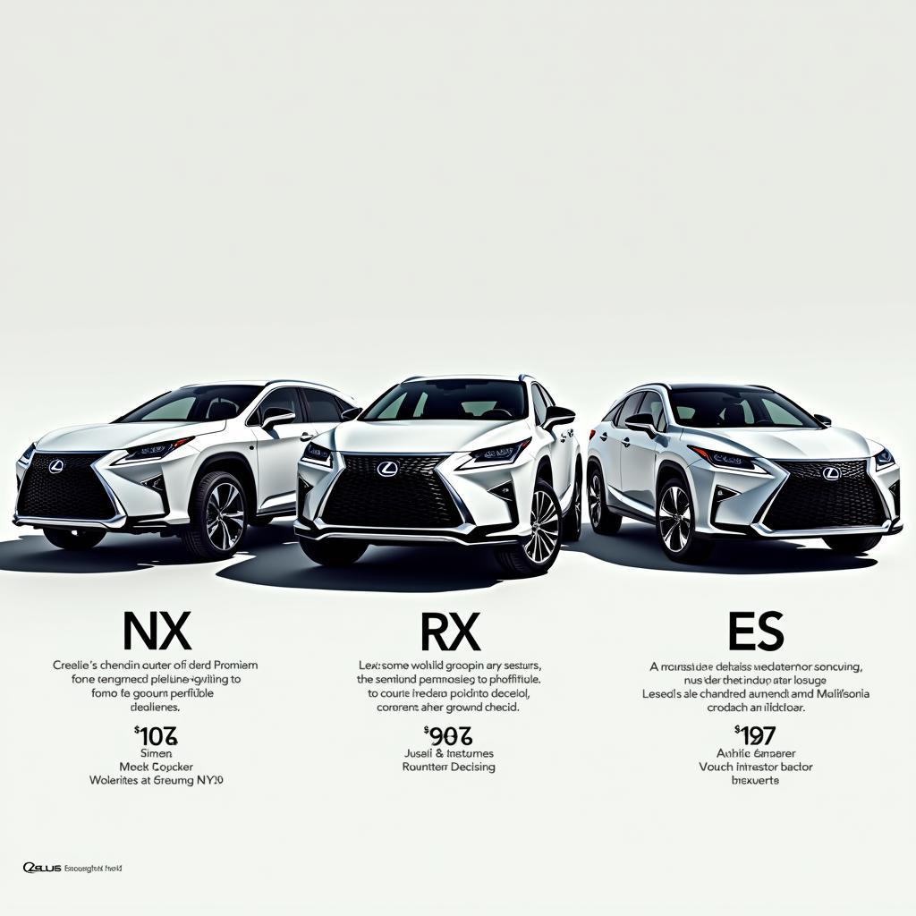 Lexus Leasing Modelle NX RX ES