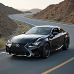 Lexus RC F auf der Straße