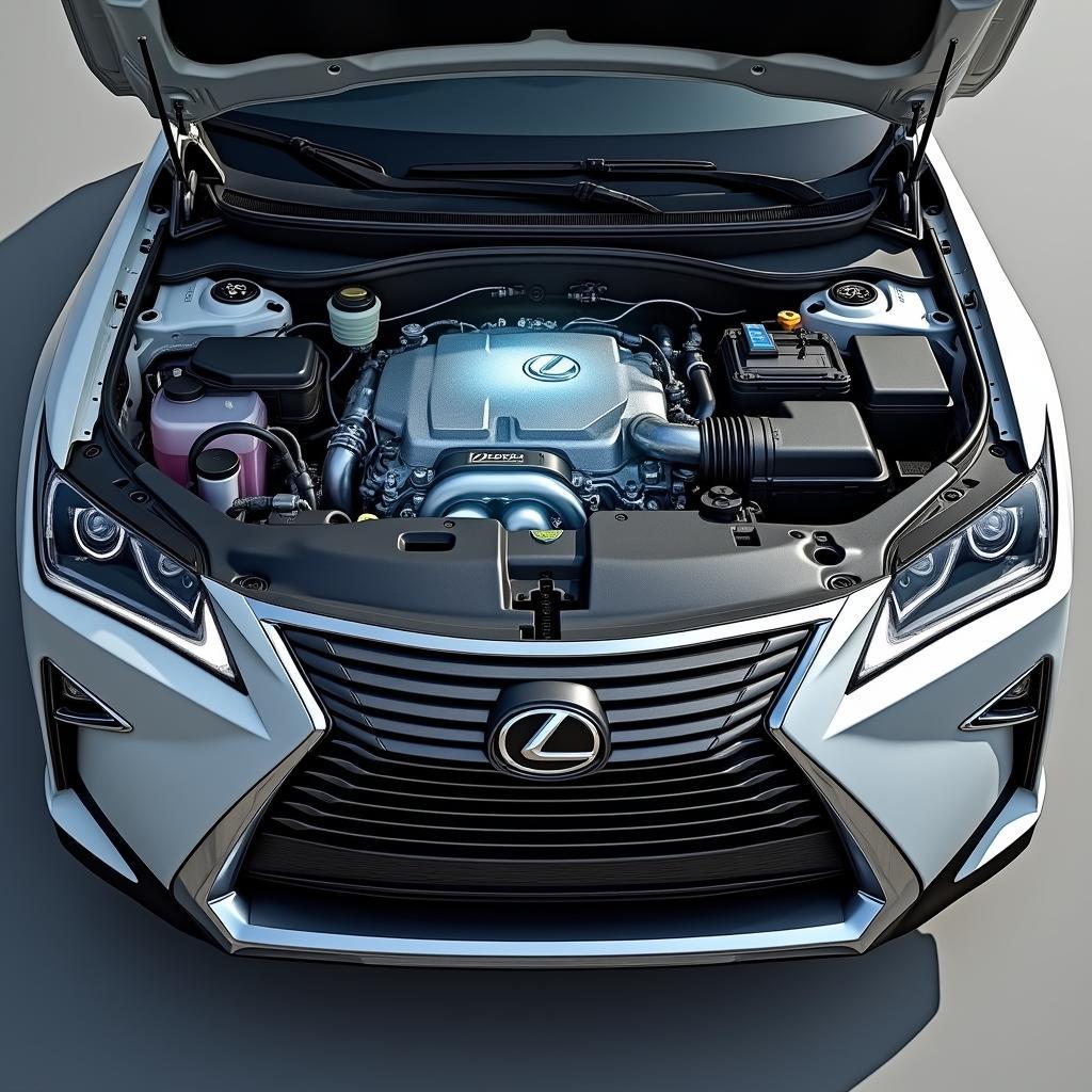 Lexus RX Motor und Hybrid Technologie