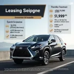 Attraktives Leasingangebot für einen neuen Lexus SUV.