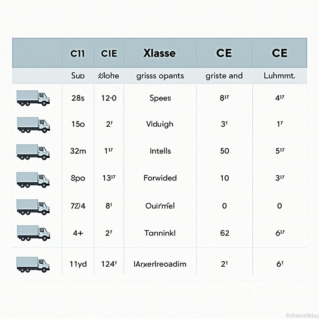 LKW Führerscheinklassen C1, C1E, C, CE Übersicht