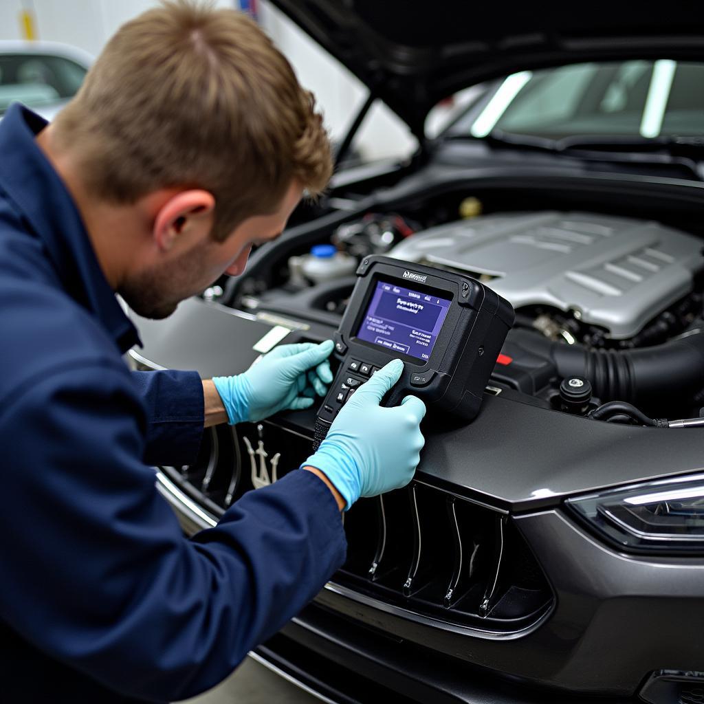 Diagnose und Reparatur am Maserati S Q4