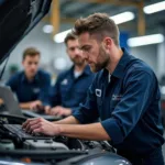 Mechaniker in Weiterbildung Kfz-Technik