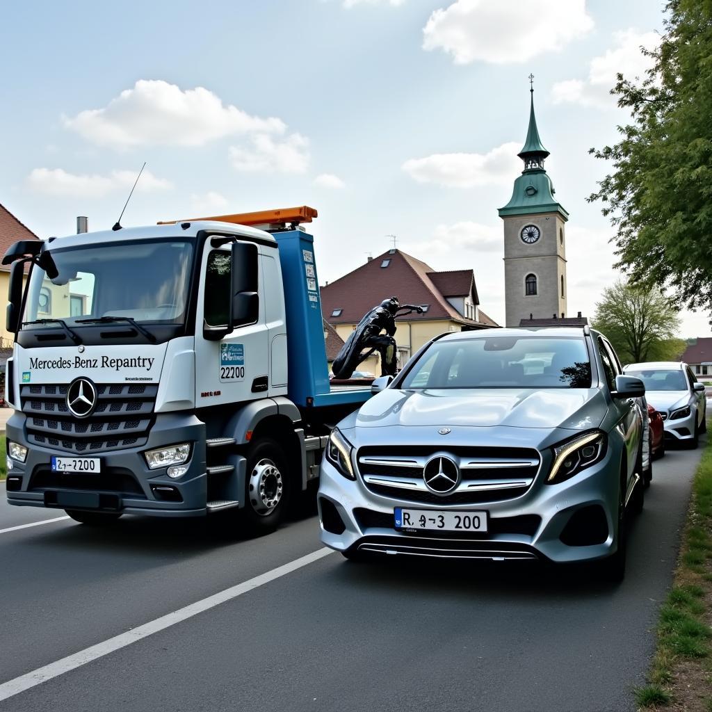 Mercedes Pannenhilfe Abholung Rastatt