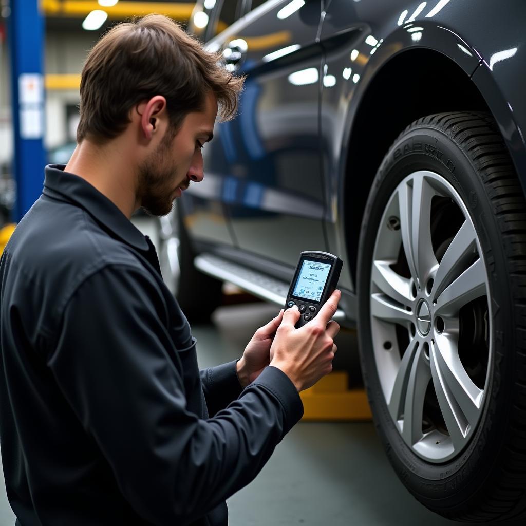 Diagnose der Airmatic-Federung beim Mercedes Benz R