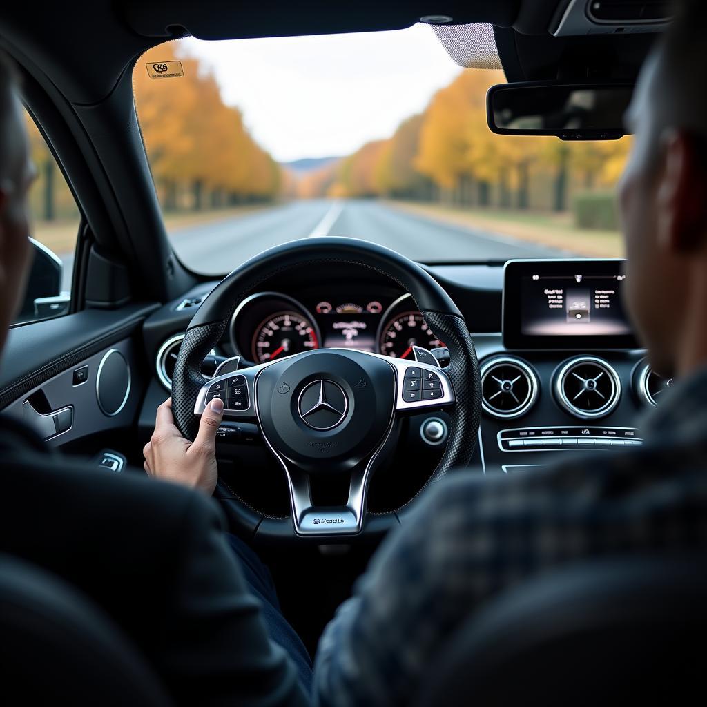 Mercedes C63 AMG Fahrerlebnis