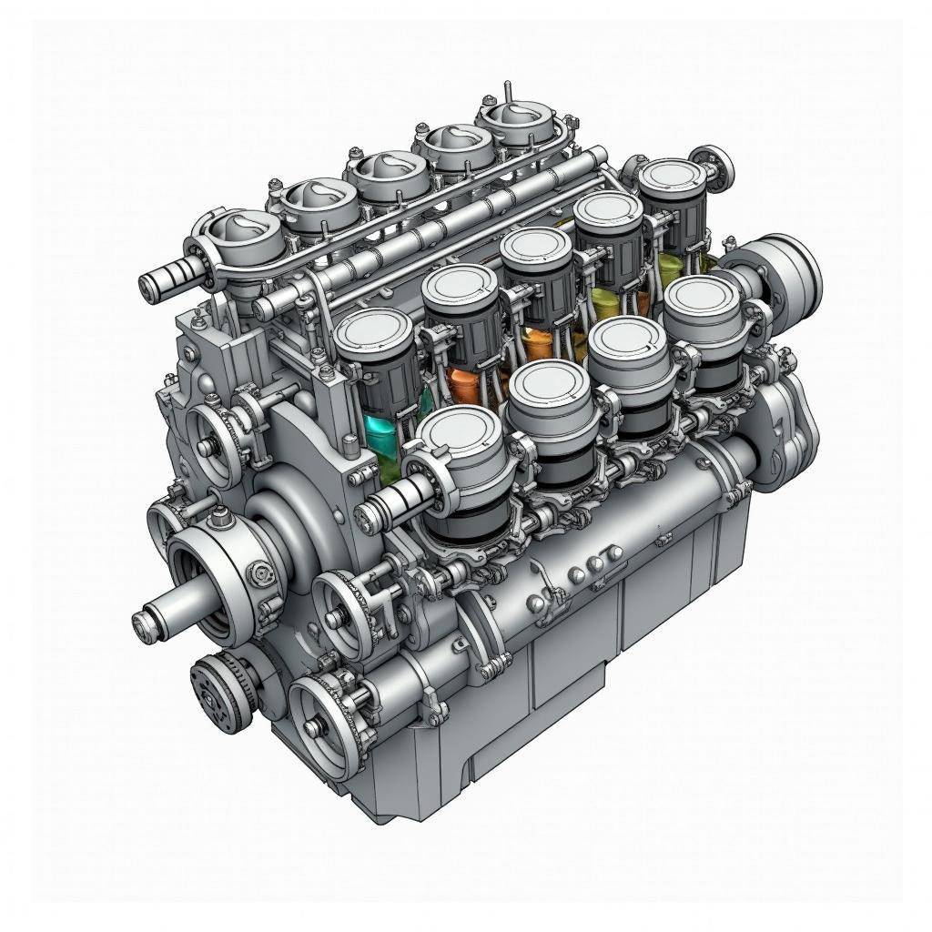 Technische Details der Mercedes Reihensechszylinder Motoren