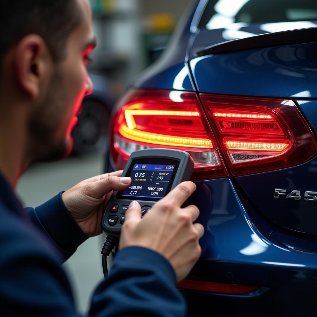 Diagnose von Mercedes Rücklichtern