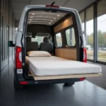 Mercedes Vito Bett: Ausziehbett mit integriertem Stauraum