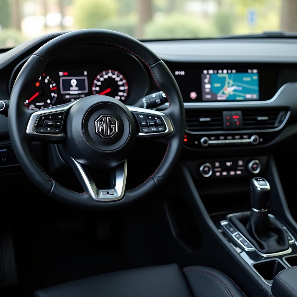 MG ZS Innenraum Cockpit