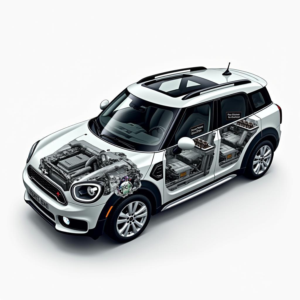 Mini Countryman Hybrid Plug-in Antriebssystem