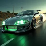 Mitsubishi Eclipse in einer Szene aus Fast and Furious 2