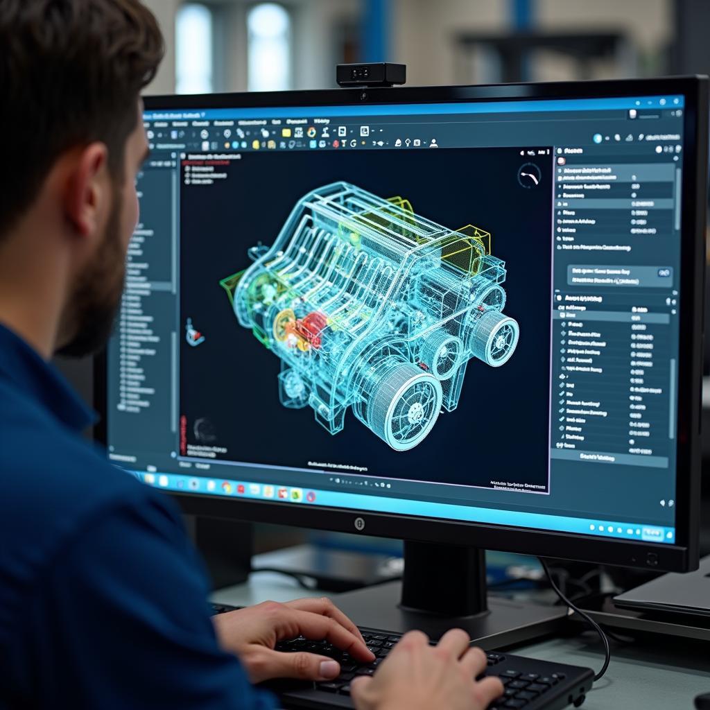 Moderne Autodiagnose mit Bildgebung