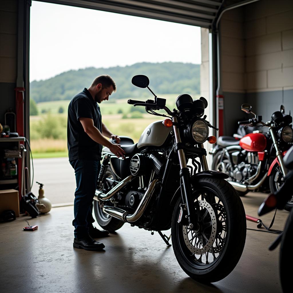 Motorrad Reparatur im Saarland