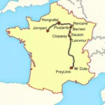 Motorrad Tour de France Route