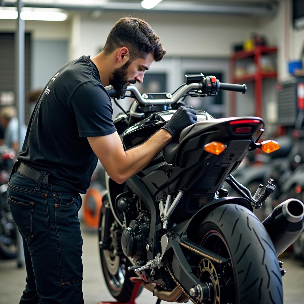 Motorrad Werkstatt Reparatur Service