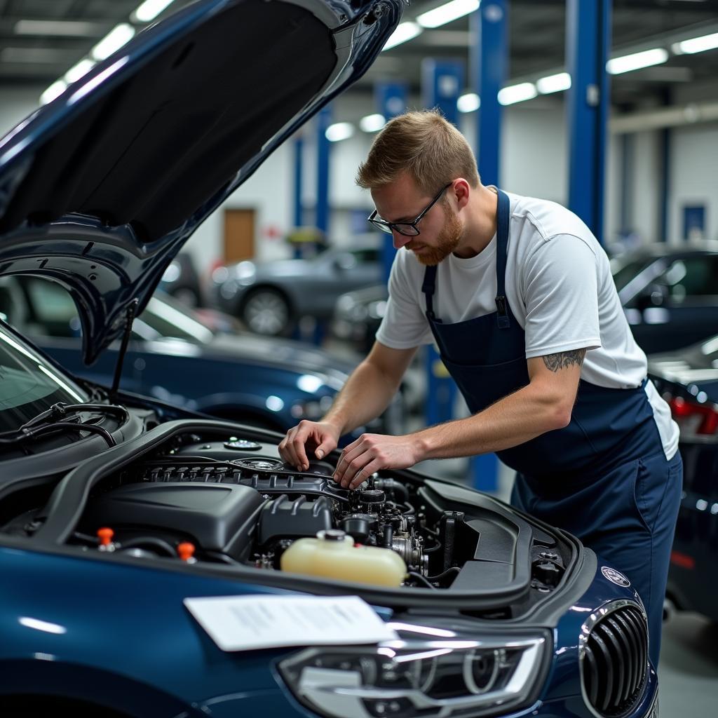 MTM Automobile in der Kfz-Werkstatt