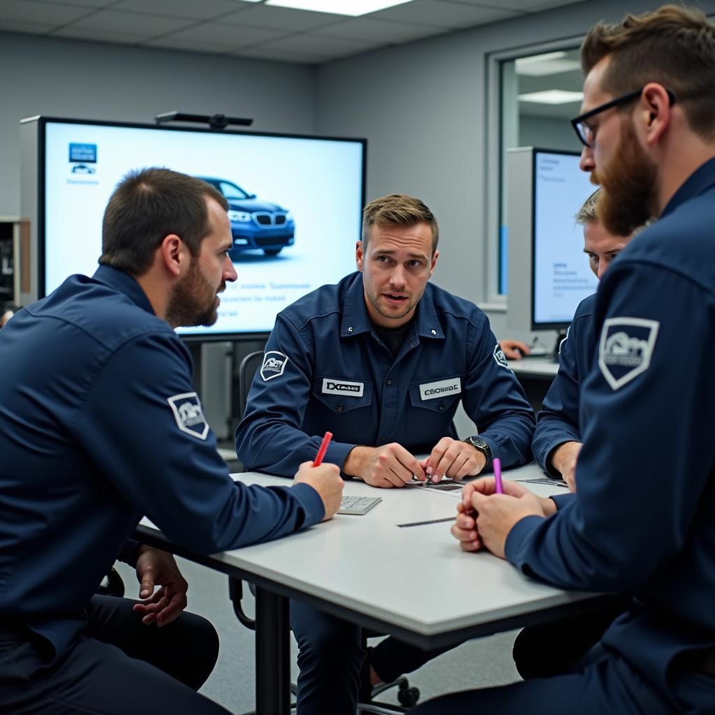 Neander Motors Schulung für Kfz-Mechatroniker mit moderner Technologie.